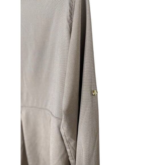 Mountain Hardwear Citypass Popover Shirt Womens Medium Brown Cream Tunic Outdoor - Picture 5 of 11